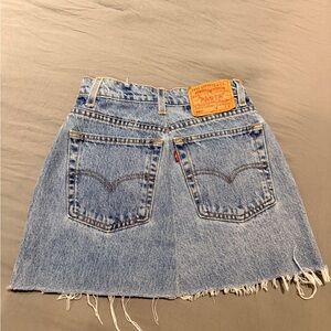 Levi's Light Blue Denim Jeans with Tan Leather Patch